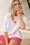 Tully Boyfriend Tee, HORIZON EMBROIDERY - alternate image 1