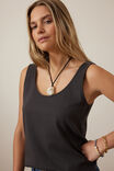 Bloom Slouchy Scoop Tank, PHANTOM - alternate image 1