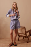 Mila Short, COLLEGE BLUE WHITE STRIPE - alternate image 4
