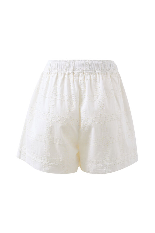 Mila Short, WHITE BRODERIE