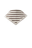 Sully Triangle Knit Scarf, OATMEAL MARLE/CHOCOLATE STRIPE - alternate image 3