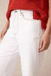 Jude Wide Leg Crop Jean, FRESH ECRU - alternate image 5