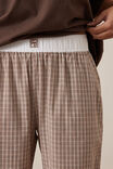The Lounge Pant, TOFFEE CHECK - example image 4