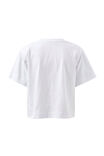 Boxy Shoulder Tee, WHITE - alternate image 3
