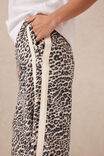 Relaxed Drawstring Pant, LEOPARD LINEN BLEND - alternate image 6