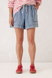 Darcy Relaxed Everyday Short, WASHED VINTAGE BLUE - alternate image 5