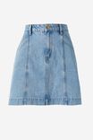 A-Line Skirt With Seam, VINTAGE BLUE - alternate image 2