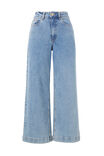 Wide Leg Jean In Organic Cotton, VINTAGE BLUE - alternate image 2