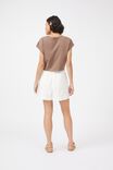 Tie Top In Organic Cotton, TAUPE - alternate image 3