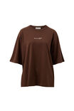 Luna Relaxed Tee, CHOCOLATE/CERES SCRIPT - example image 2