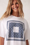 Tully Boyfriend Tee, MOONLIGHT BANDANA PRINT - alternate image 4