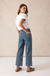 Jude Wide Leg Crop Jean, MID INDIGO - alternate image 4