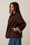 Pia Coat, CHOCOLATE - alternate image 3