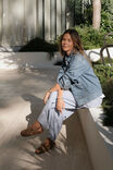 Boyfriend Denim Jacket, FRESH INDIGO - alternate image 6