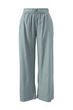 The Lounge Pant, GREEN WHITE NARROW STRIPE - alternate image 2