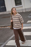 Bonnie Lofty Knit, OAT MARLE STRIPE - alternate image 1