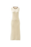Olive Knit Midi Dress, FRESH VANILLA - alternate image 2