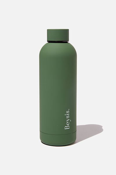Beysis Metal Water Bottle, OLIVE GREEN
