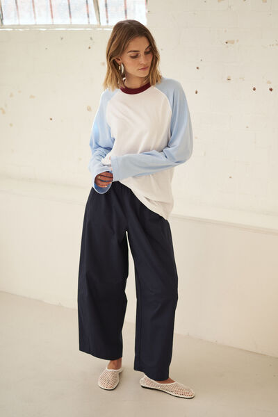 Bella Barrel Pant, TRUE NAVY
