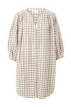 Crinkle Mini Dress, FIG GREEN WHITE GINGHAM - alternate image 2