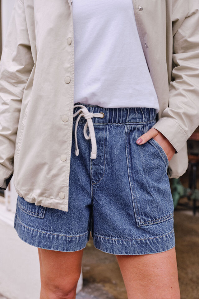 Darcy Relaxed Everyday Short, FRESH INDIGO