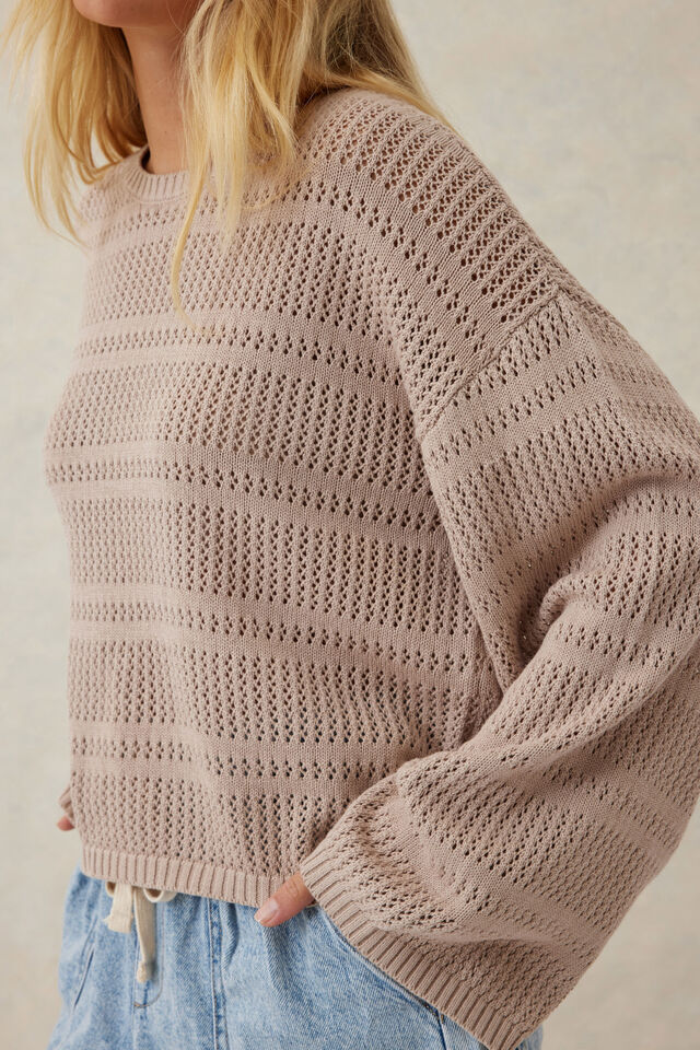 Slouchy Spring Knit, STRING