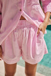 Mila Short, HIBISCUS PINK STRIPE - alternate image 7