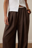Mim Pleat Pant, BRUNETTE BROWN - example image 6