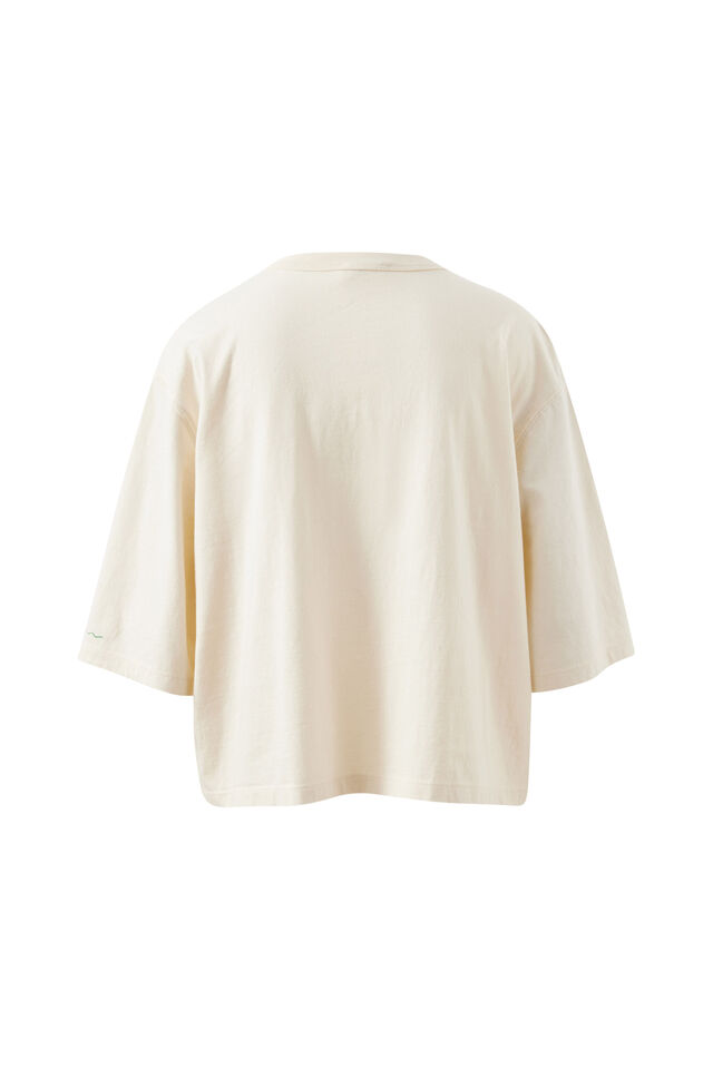 Macy Print Tee, BUFF/BURLEIGH HEADS