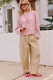 Bella Barrel Pant, BURNT BUTTER - example image 5