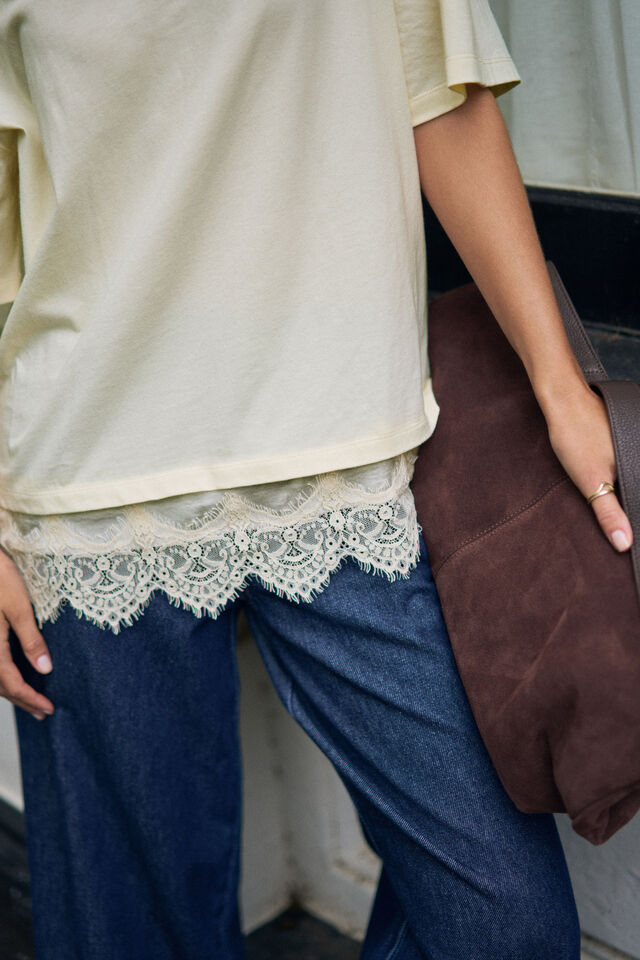 Lacey Tee, MARSHMALLOW