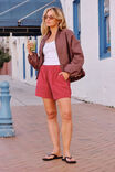 Mila Short, TEXTURED RED CHECK - example image 5