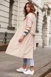 Trench Coat In Recycled Blend, CAMELETTE - alternate image 5