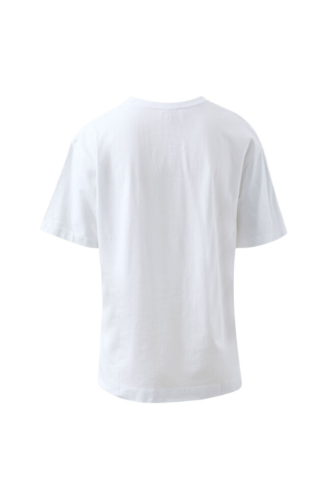 Stevie Slouchy Tee, WHITE/CERES HOTEL