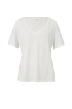 Organic Daily Scoop V Neck Tee, WHITE - alternate image 2