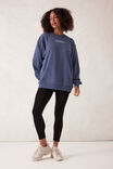 Isla Oversized Slouchy Crew, MOONLIGHT MINI LOGO - alternate image 5