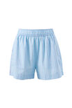 Mila Short, FRESH BLUE/RED MINI STRIPE - example image 2