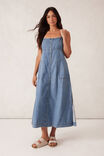 Denim Beach Dress, WORN BLUE - alternate image 6