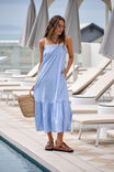 Sunday Maxi Dress, POWDER BLUE TRIPLE STRIPE - alternate image 5
