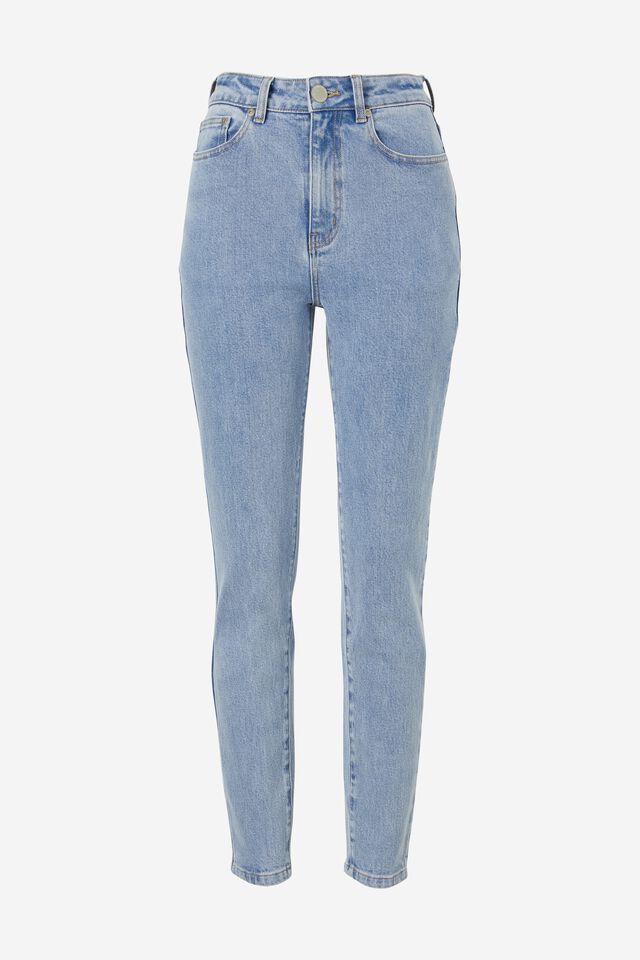 Slim Leg Jean In Organic Cotton, VINTAGE BLUE