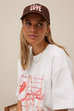 Ceres Life X Bhf Love Cap, CHOCOLATE/CORAL - alternate image 4