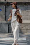 Stevie Slouchy Tee, BUFF/WATEGOS BEACH - alternate image 4