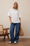 Kaia Twist Tee, WHITE - alternate image 5