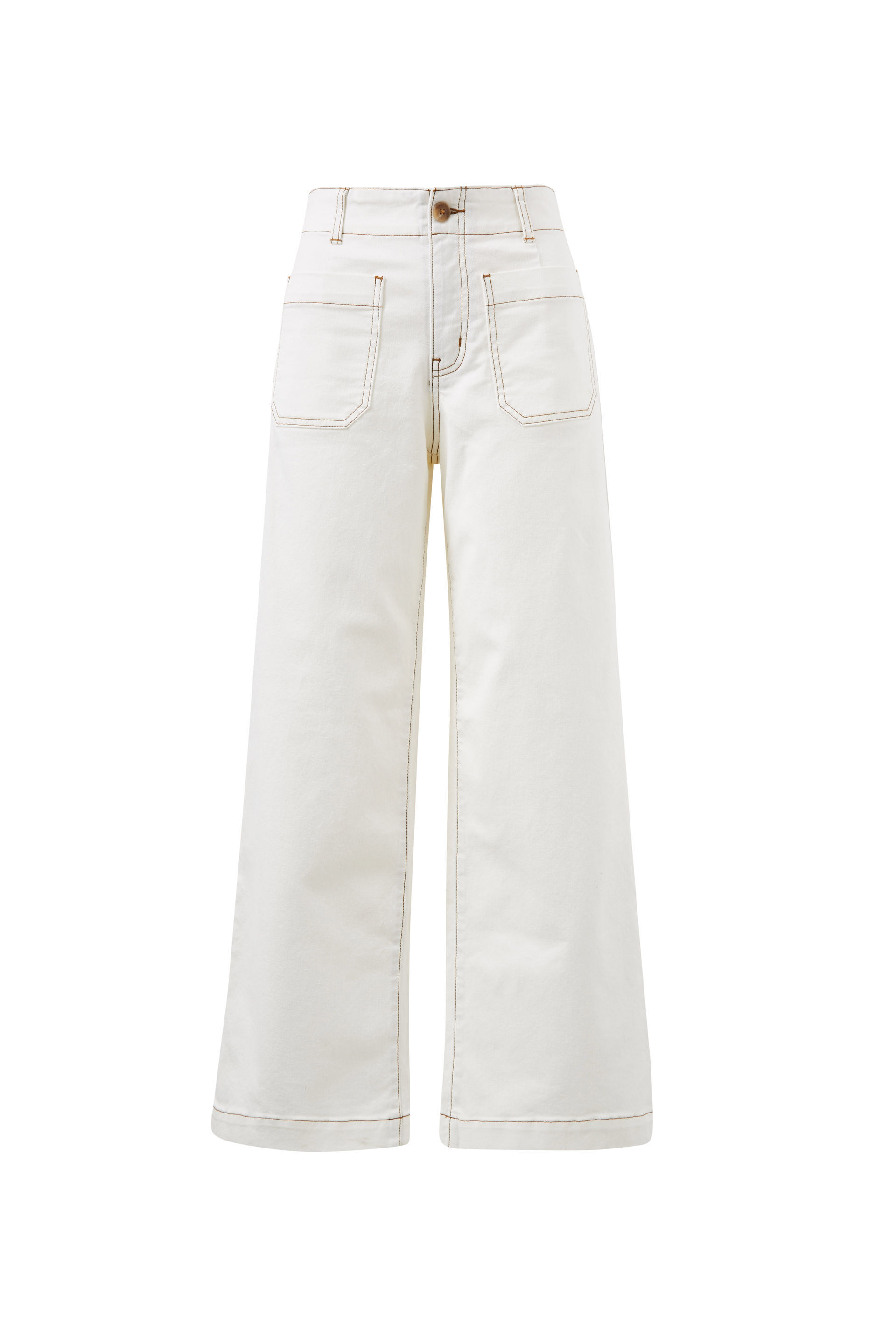 Wide Leg Front Pocket Jean