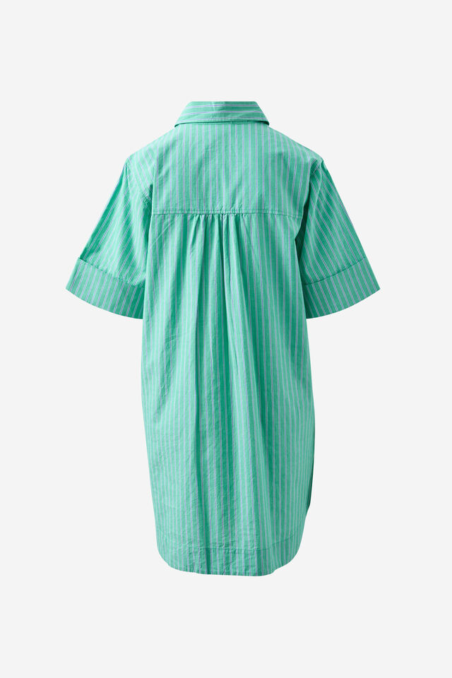 Sara Mini Shirt Dress, ZESTY TRIPLE STRIPE