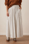 Florence Maxi Skirt, WINTER WHITE PHANTOM STRIPE - alternate image 5