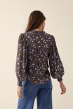 Pintuck Tunic In Lenzing™ Viscose, ORCHID FLORAL - alternate image 3