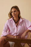 Miya Shirt, PINK STRIPE CERES HOTEL - alternate image 7