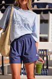 Liv Oversized Tee, CHINA BLUE/PALM BEACH - alternate image 4