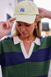 Select Colour: STONE/BLUE MONOGRAM EMBROIDERY